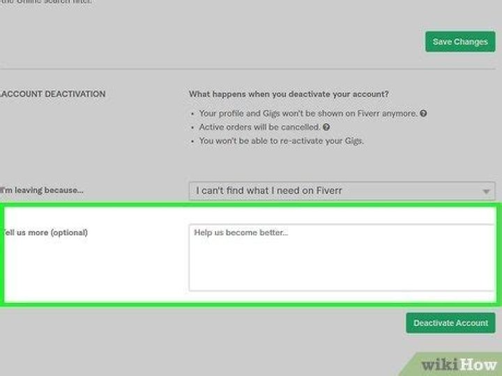 How to delete your Fiverr account